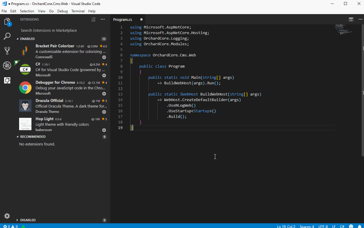 #FridayDevTip - add a theme to Visual Studio Code